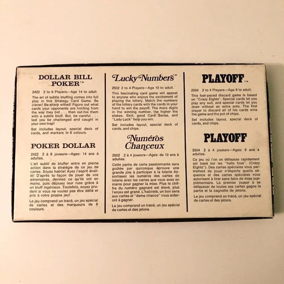Vintage 1975 Milton Bradley Lucky Numbers The Lottery Card Game Copp Clark - Picture 3 of 16
